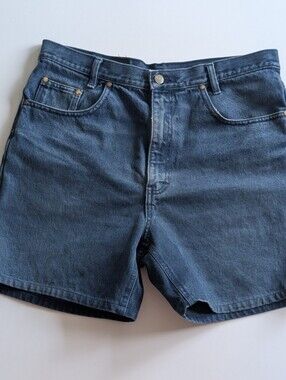 Vintage Northern Elements 100% Cotton High Rise Denim Shorts Size 34